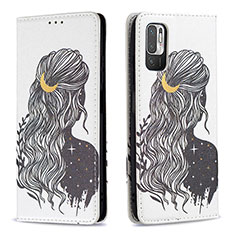 Custodia Portafoglio In Pelle Fantasia Modello Cover con Supporto B05F per Xiaomi Redmi Note 11 SE 5G Nero