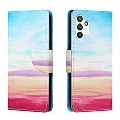 Custodia Portafoglio In Pelle Fantasia Modello Cover con Supporto H02X per Samsung Galaxy A13 4G Colorato