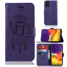 Custodia Portafoglio In Pelle Fantasia Modello Cover con Supporto JX1 per Samsung Galaxy A05s Viola