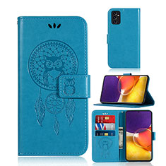 Custodia Portafoglio In Pelle Fantasia Modello Cover con Supporto JX1 per Samsung Galaxy A82 5G Blu