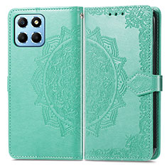 Custodia Portafoglio In Pelle Fantasia Modello Cover con Supporto per Huawei Honor 70 Lite 5G Verde