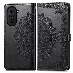 Custodia Portafoglio In Pelle Fantasia Modello Cover con Supporto per Huawei Nova 10 Pro Nero