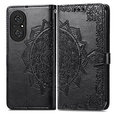 Custodia Portafoglio In Pelle Fantasia Modello Cover con Supporto per Huawei Nova 9 SE Nero