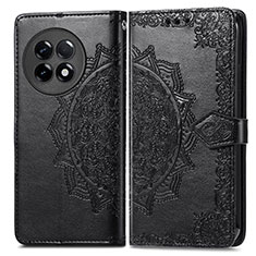 Custodia Portafoglio In Pelle Fantasia Modello Cover con Supporto per OnePlus Ace 2 Pro 5G Nero