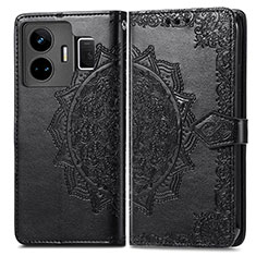 Custodia Portafoglio In Pelle Fantasia Modello Cover con Supporto per Realme GT Neo5 5G Nero