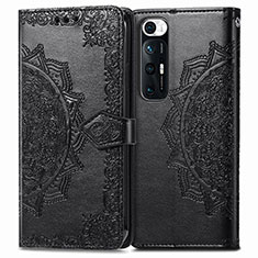 Custodia Portafoglio In Pelle Fantasia Modello Cover con Supporto per Xiaomi Mi 10S 5G Nero