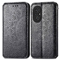 Custodia Portafoglio In Pelle Fantasia Modello Cover con Supporto S01D per Huawei Nova 9 SE Nero