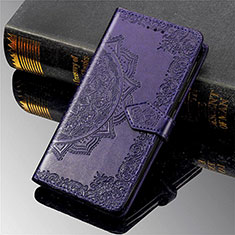 Custodia Portafoglio In Pelle Fantasia Modello Cover con Supporto S01D per Samsung Galaxy S24 Ultra 5G Viola