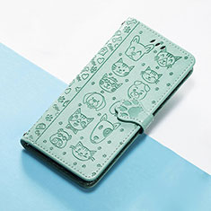 Custodia Portafoglio In Pelle Fantasia Modello Cover con Supporto S05D per Huawei Nova 10 Pro Verde