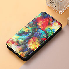 Custodia Portafoglio In Pelle Fantasia Modello Cover con Supporto S06D per Huawei Honor X30i Multicolore