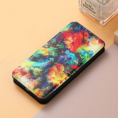 Custodia Portafoglio In Pelle Fantasia Modello Cover con Supporto S06D per Huawei Nova 10 Multicolore