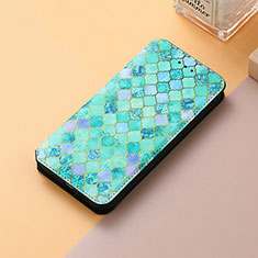 Custodia Portafoglio In Pelle Fantasia Modello Cover con Supporto S06D per Huawei Nova 10 Pro Verde