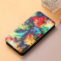 Custodia Portafoglio In Pelle Fantasia Modello Cover con Supporto S06D per Huawei Nova Y70 Plus Multicolore