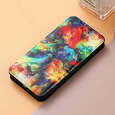 Custodia Portafoglio In Pelle Fantasia Modello Cover con Supporto S06D per Huawei Y9 Prime (2019) Multicolore