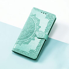 Custodia Portafoglio In Pelle Fantasia Modello Cover con Supporto S07D per Google Pixel 5a 5G Verde