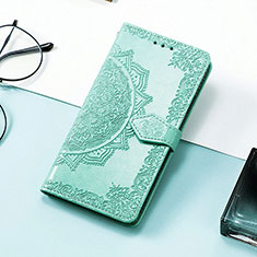 Custodia Portafoglio In Pelle Fantasia Modello Cover con Supporto S07D per Huawei Honor 80 SE 5G Verde