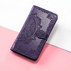 Custodia Portafoglio In Pelle Fantasia Modello Cover con Supporto S07D per Huawei Nova 10 Pro Viola