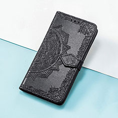 Custodia Portafoglio In Pelle Fantasia Modello Cover con Supporto S07D per Huawei Nova 9 SE Nero