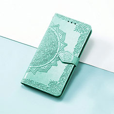 Custodia Portafoglio In Pelle Fantasia Modello Cover con Supporto S07D per Huawei Nova Y61 Verde