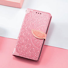 Custodia Portafoglio In Pelle Fantasia Modello Cover con Supporto S08D per Huawei Honor X30i Oro Rosa