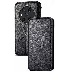 Custodia Portafoglio In Pelle Fantasia Modello Cover con Supporto S09D per Huawei Honor Magic3 5G Nero