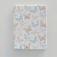 Custodia Portafoglio In Pelle Fantasia Modello Cover con Supporto XH2 per Apple iPad 10.2 (2019) Bianco