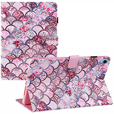 Custodia Portafoglio In Pelle Fantasia Modello Cover con Supporto Y01B per Apple iPad 10.9 (2022) Marrone