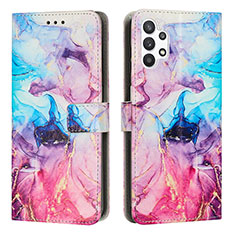 Custodia Portafoglio In Pelle Fantasia Modello Cover con Supporto Y01X per Samsung Galaxy A13 4G Multicolore