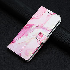 Custodia Portafoglio In Pelle Fantasia Modello Cover con Supporto Y01X per Xiaomi Redmi 11A 4G Rosa