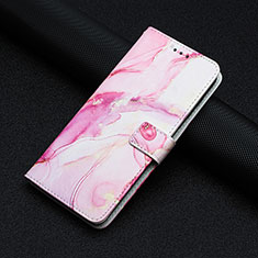 Custodia Portafoglio In Pelle Fantasia Modello Cover con Supporto Y01X per Xiaomi Redmi Note 12 Pro Speed 5G Rosa