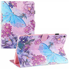 Custodia Portafoglio In Pelle Fantasia Modello Cover con Supporto Y02B per Apple iPad 10.2 (2019) Multicolore