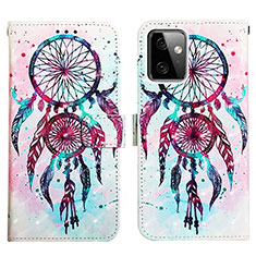 Custodia Portafoglio In Pelle Fantasia Modello Cover con Supporto Y02B per Motorola Moto G Power 5G (2023) Colorato