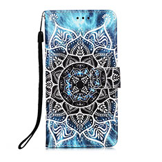 Custodia Portafoglio In Pelle Fantasia Modello Cover con Supporto Y02B per Xiaomi Redmi 10 Power Multicolore