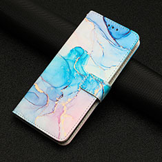 Custodia Portafoglio In Pelle Fantasia Modello Cover con Supporto Y02X per Google Pixel 7 5G Cielo Blu