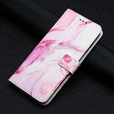 Custodia Portafoglio In Pelle Fantasia Modello Cover con Supporto Y02X per Google Pixel 7 5G Rosa