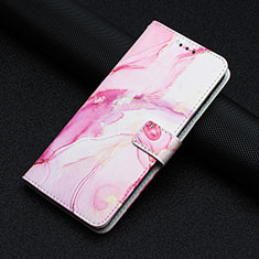 Custodia Portafoglio In Pelle Fantasia Modello Cover con Supporto Y02X per Google Pixel 7 Pro 5G Rosa