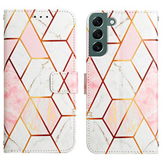 Custodia Portafoglio In Pelle Fantasia Modello Cover con Supporto Y03B per Samsung Galaxy S25 5G Multicolore