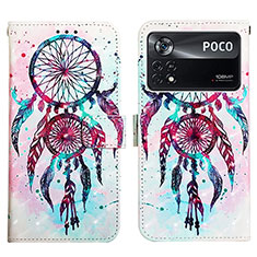 Custodia Portafoglio In Pelle Fantasia Modello Cover con Supporto Y03B per Xiaomi Redmi Note 11E Pro 5G Colorato