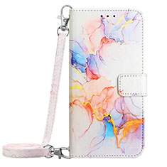 Custodia Portafoglio In Pelle Fantasia Modello Cover con Supporto YB1 per Nokia C22 Blu