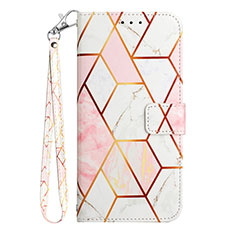 Custodia Portafoglio In Pelle Fantasia Modello Cover con Supporto YB1 per Nokia C31 Bianco