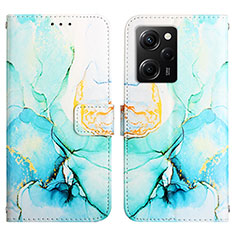 Custodia Portafoglio In Pelle Fantasia Modello Cover con Supporto YB4 per Xiaomi Poco X5 Pro 5G Verde