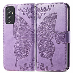 Custodia Portafoglio In Pelle Farfalla Cover con Supporto per Samsung Galaxy A05s Lavanda