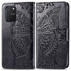 Custodia Portafoglio In Pelle Farfalla Cover con Supporto per Samsung Galaxy S10 Lite Nero