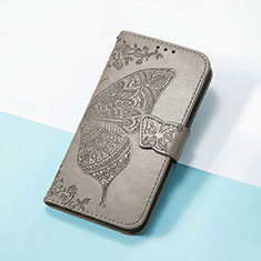 Custodia Portafoglio In Pelle Farfalla Cover con Supporto S01D per Xiaomi Redmi Note 12S Grigio