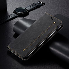 Custodia Portafoglio In stoffa con Supporto B01S per Xiaomi Mi 11i 5G (2022) Nero