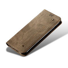 Custodia Portafoglio In stoffa con Supporto B03S per Samsung Galaxy S21 Ultra 5G Khaki