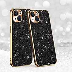 Custodia Silicone Cover Morbida Bling-Bling AC1 per Apple iPhone 14 Plus Nero