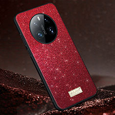 Custodia Silicone Cover Morbida Bling-Bling LD1 per Huawei Mate 50E Rosso