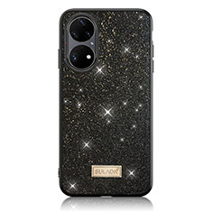 Custodia Silicone Cover Morbida Bling-Bling LD1 per Huawei P50e Nero