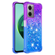 Custodia Silicone Cover Morbida Bling-Bling S02 per Xiaomi Redmi 11 Prime 5G Viola